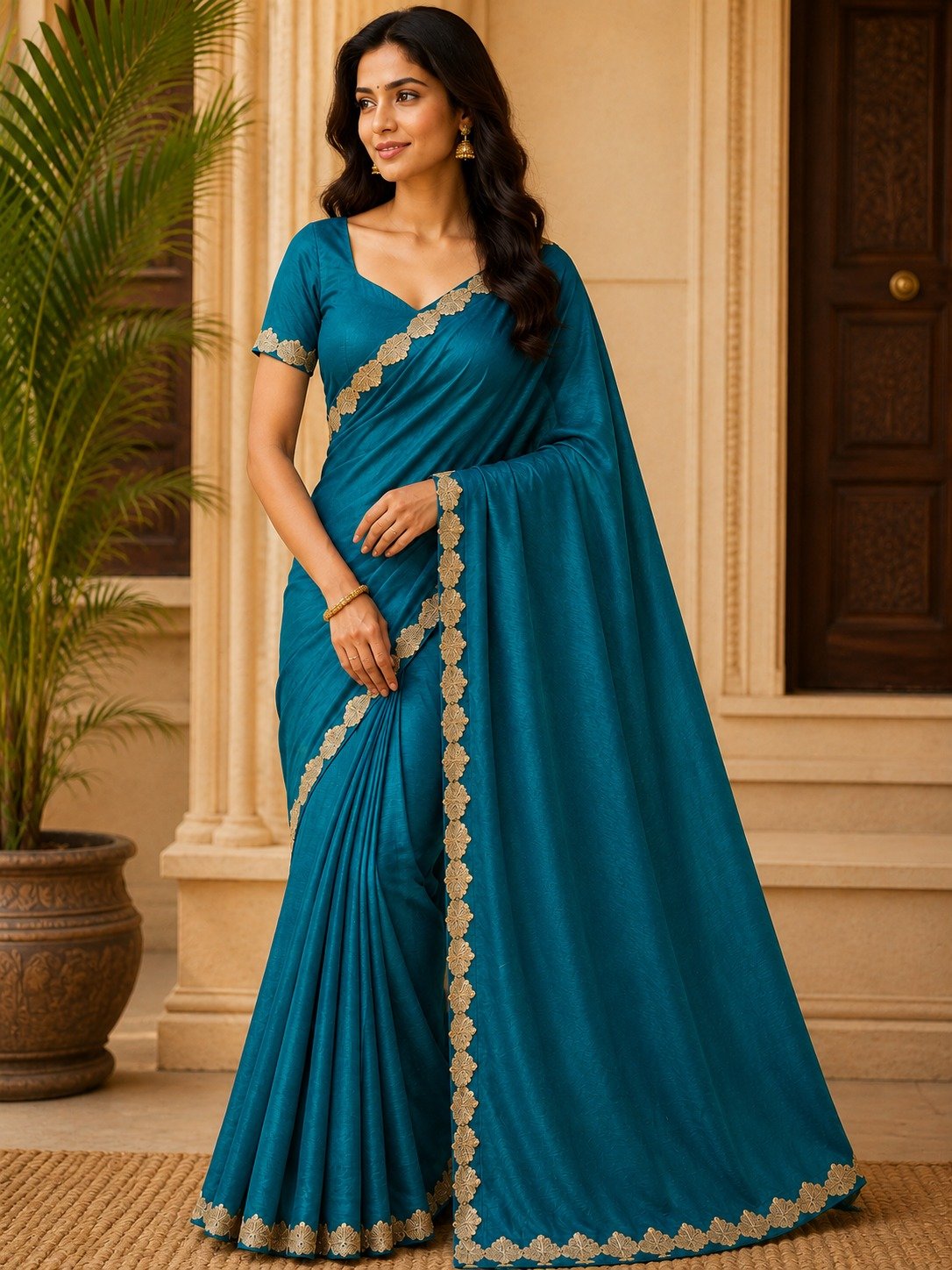 Jimmy Choo Silk Saree