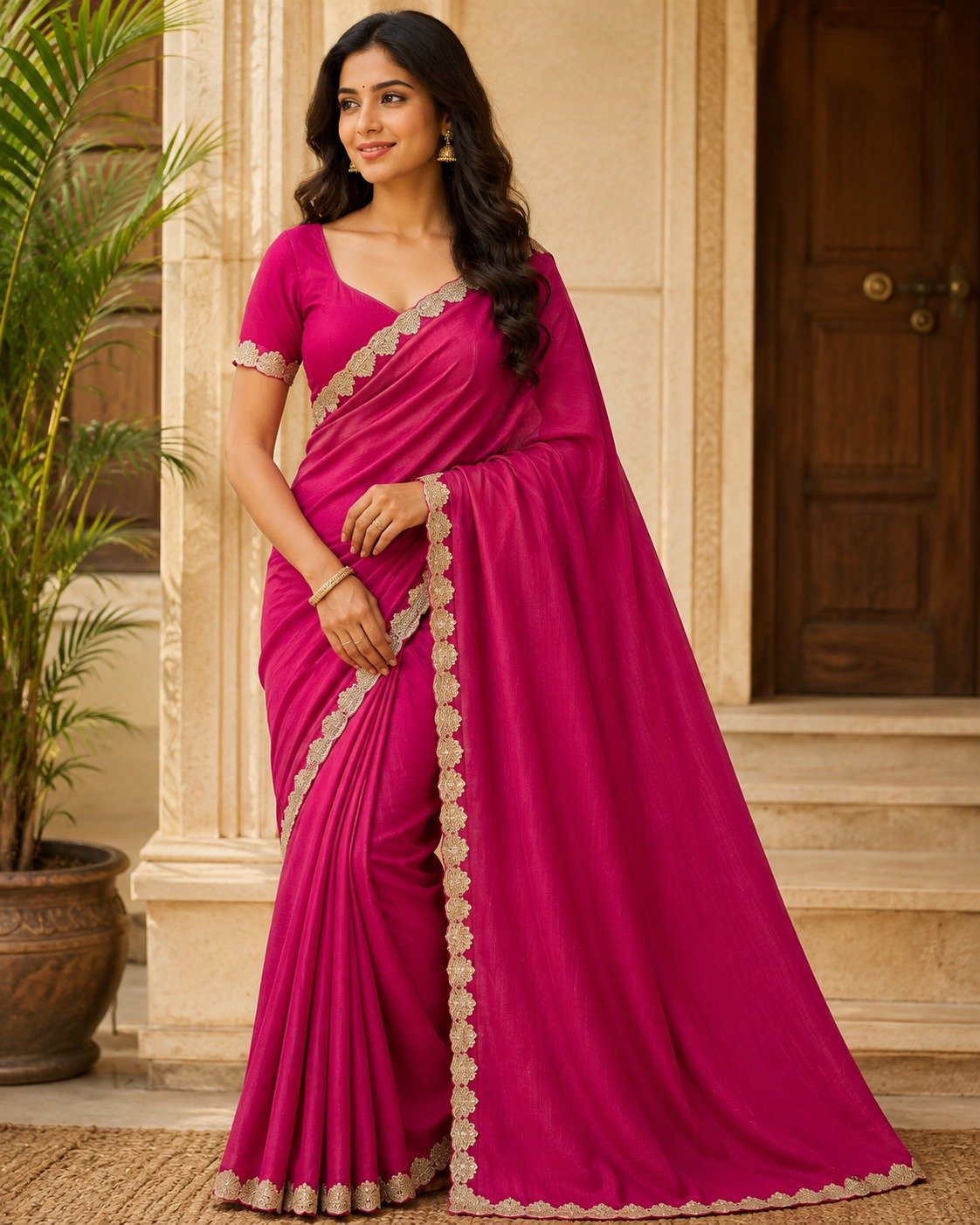 Jimmy Choo Silk Saree
